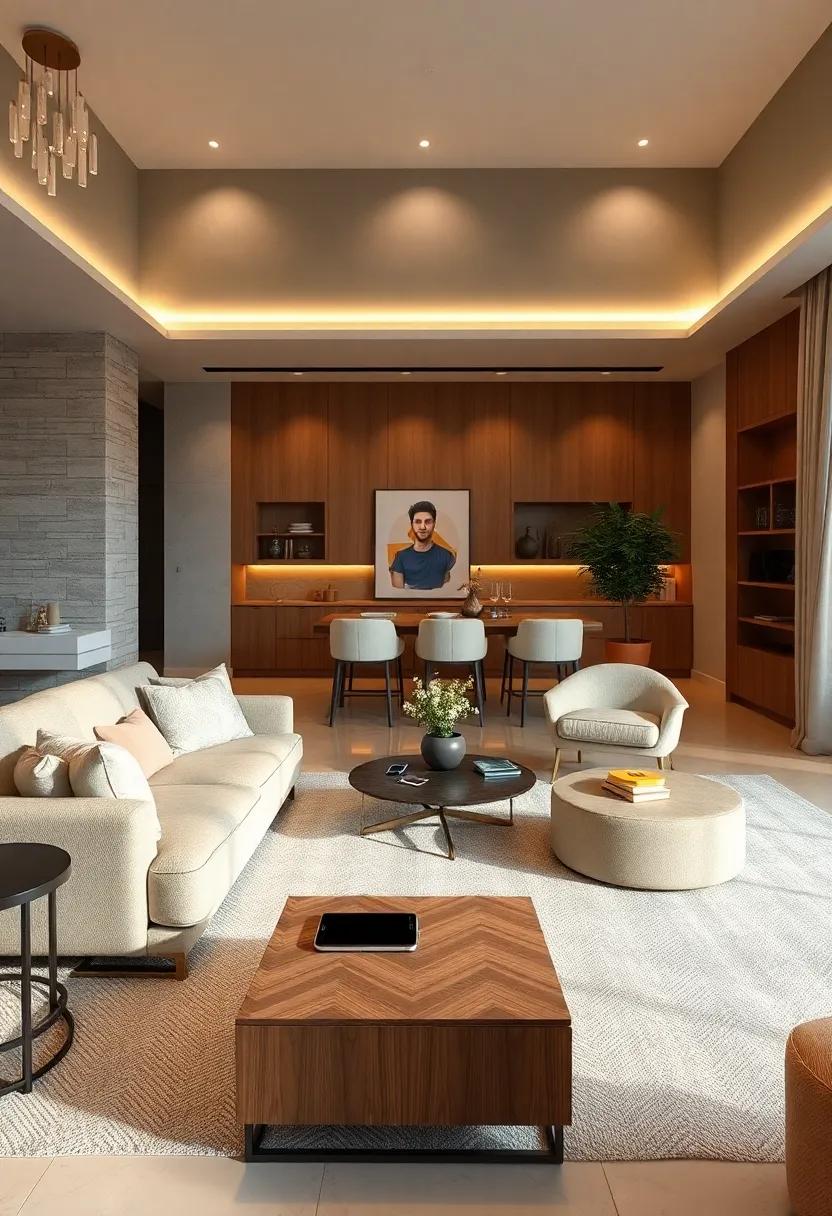 Smart‌ Furniture with Embedded Wireless Charging Stations