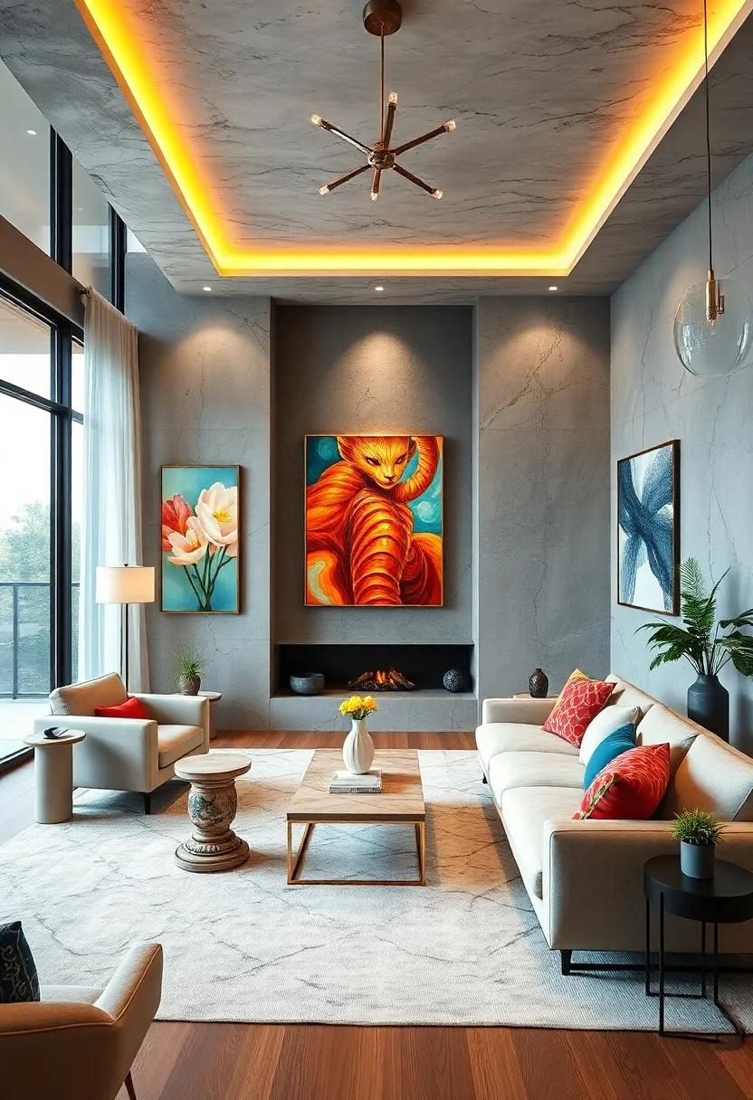 Customized ⁣Smart Art Displays ​that Rotate and Illuminate Automatically