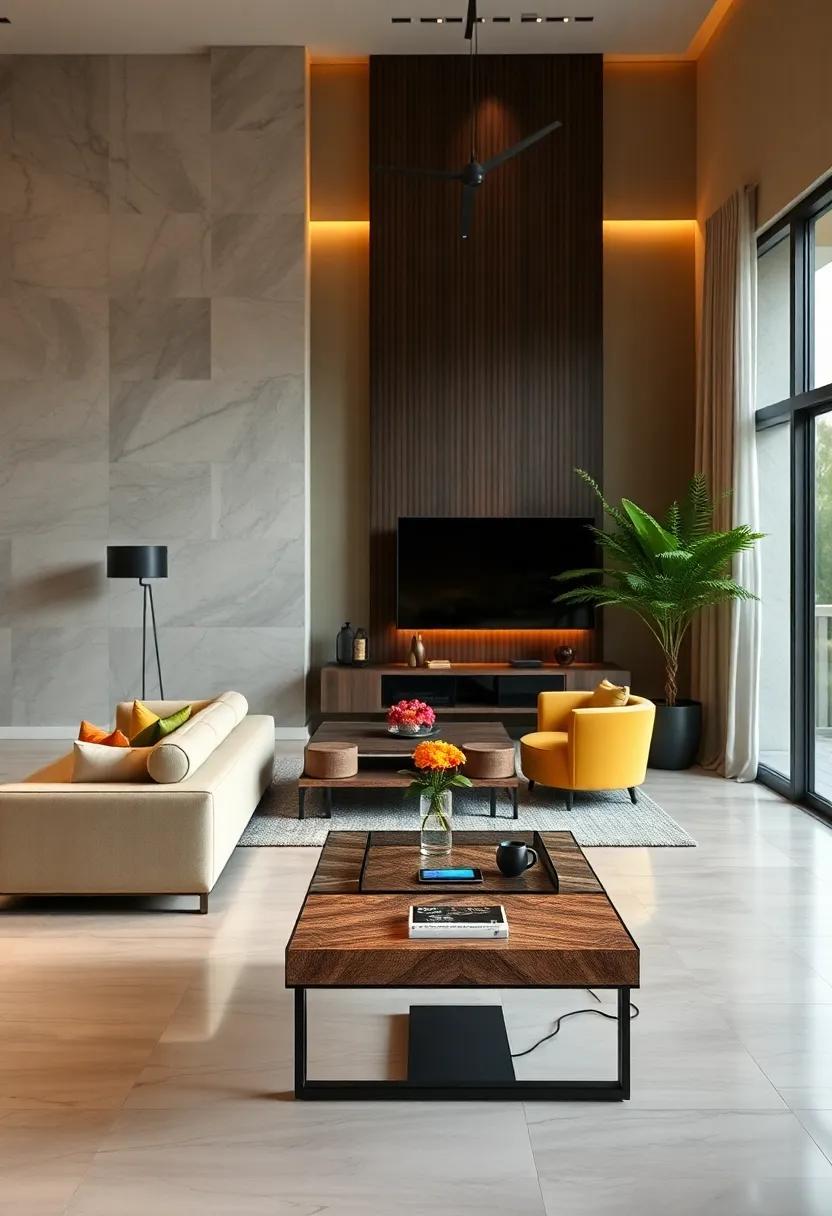 Smart Charging Stations⁢ Integrated into Console​ Tables and‍ Desks