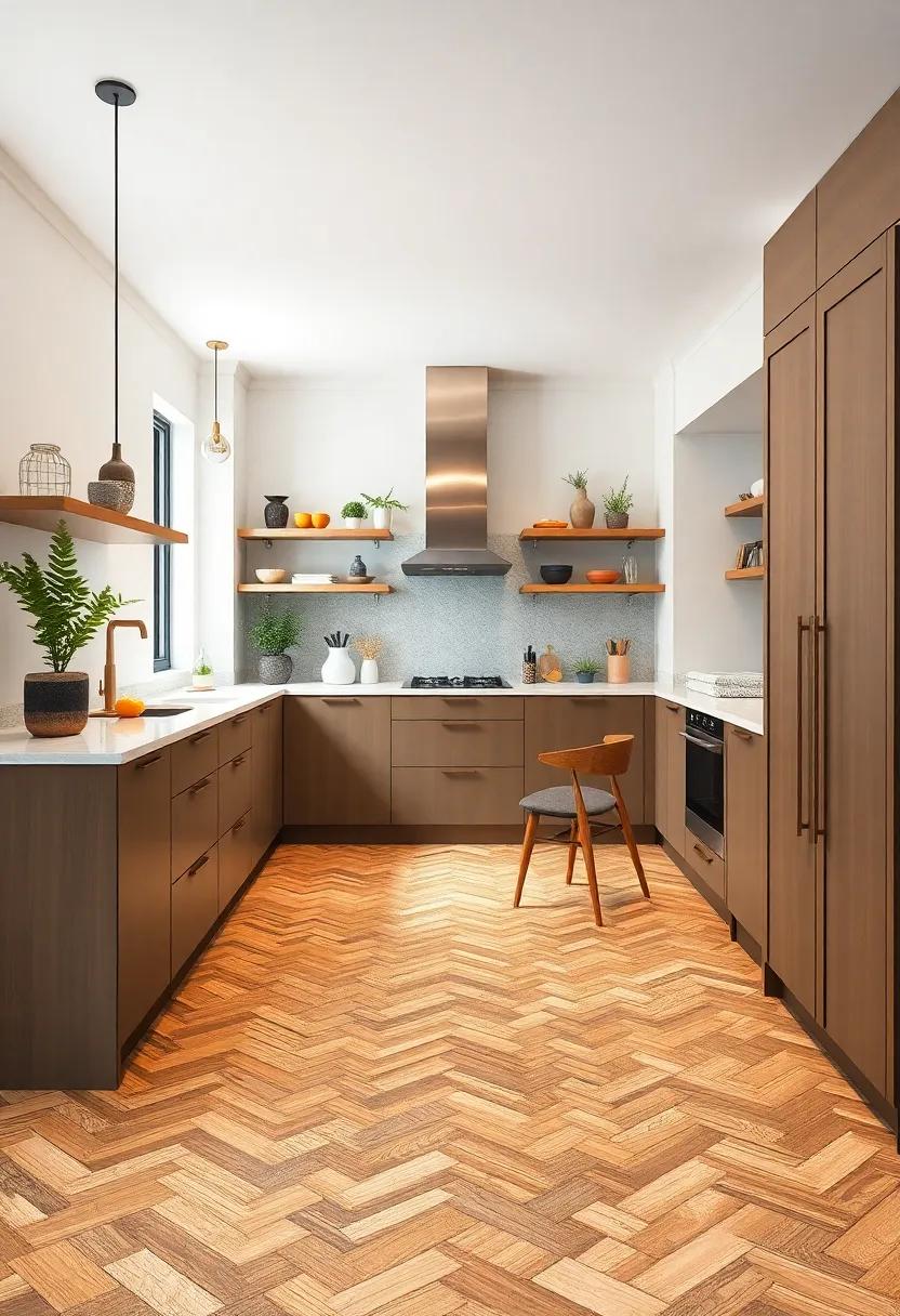 herringbone Parquet Flooring: ‌This timeless pattern gains a modern twist with light-toned ⁤woods or painted⁢ finishes, balancing classic design with fresh style