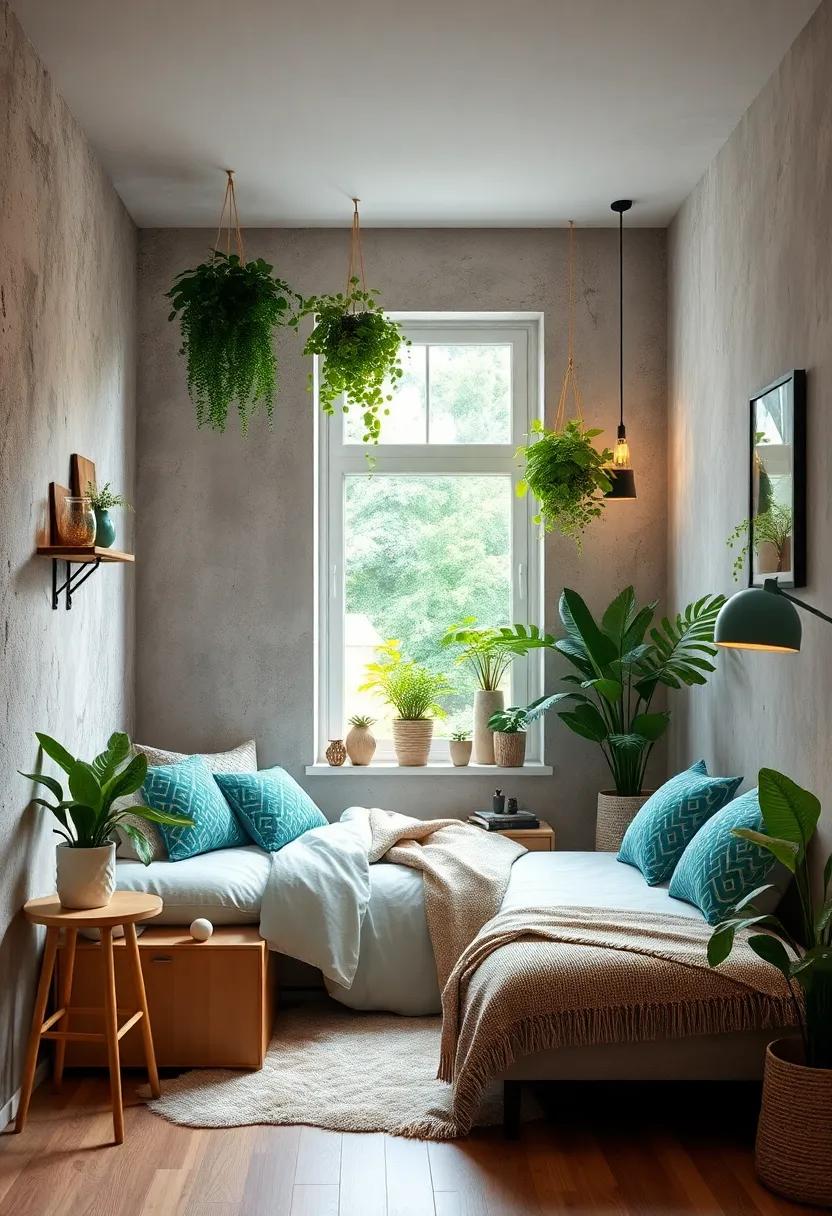 Install window planters or small herb gardens to provide fresh greenery and a practical touch