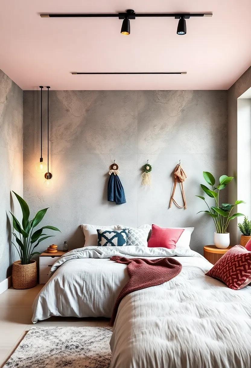 Use botanical-themed wall hooks or knobs for hanging clothes and accessories with flair