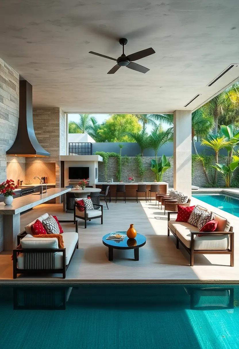 Multi-Level Bar Area with Comfortable ⁣Seating