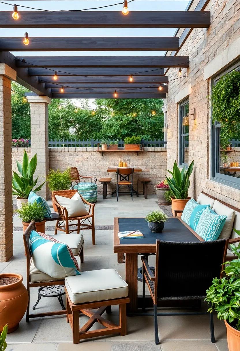 DIY Chalkboard Furniture: Incorporate chalkboard tops on tables or benches for interactive decor