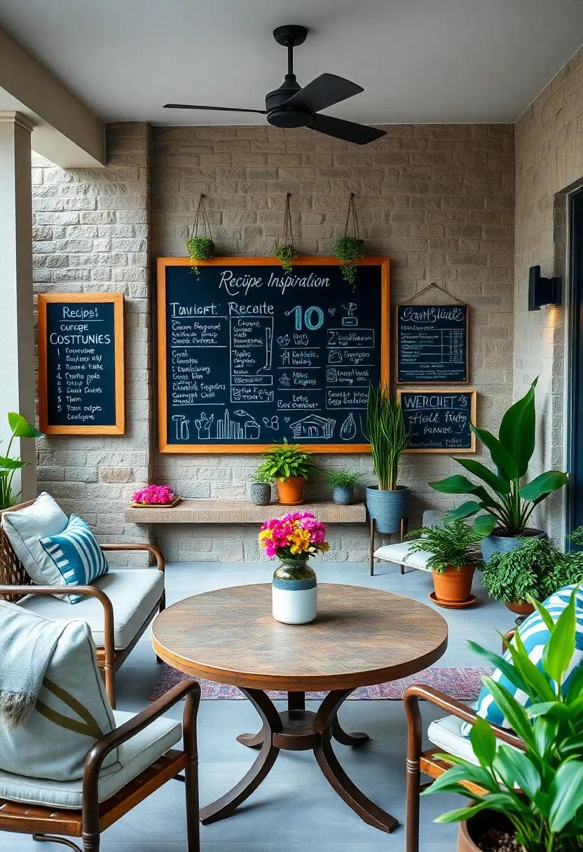 Recipe Inspiration Wall: Share family recipes or cooking tips that spark creativity during outdoor meals