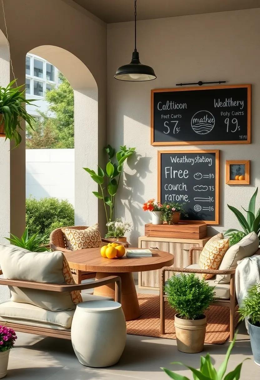 Weather Station: Illustrate daily weather conditions or temperatures with charming, hand-drawn graphics