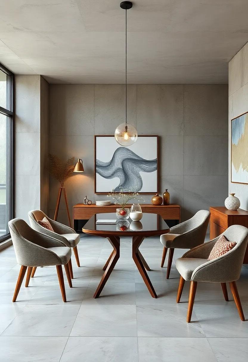 Mid-Century Modern Mini Tables with Tapered Legs