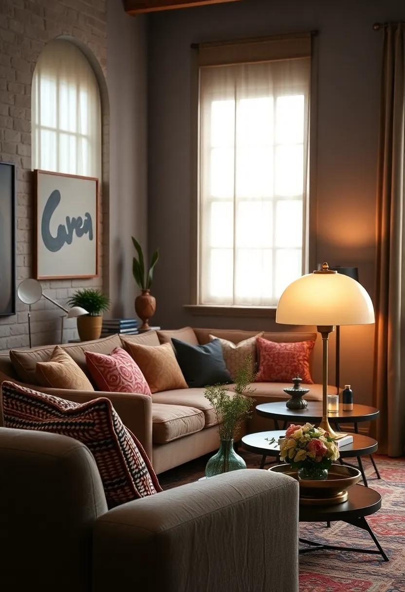 Mid-Century Modern Brass Table Lamps