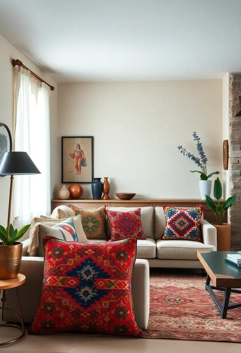 Persian Wool Throw Pillows