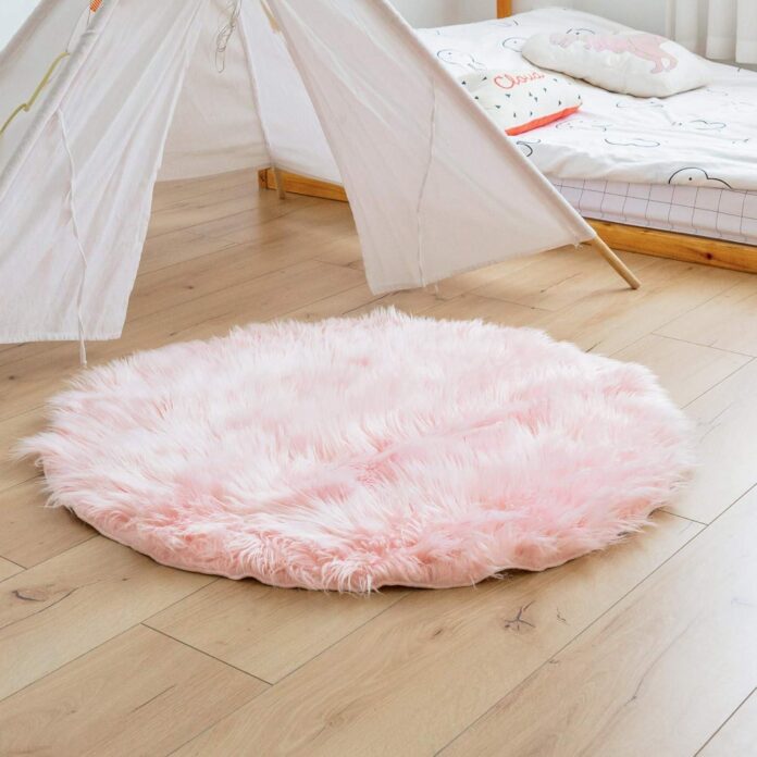 Why We Loved (and Questioned) the Super Soft Pink Faux Fur Rug