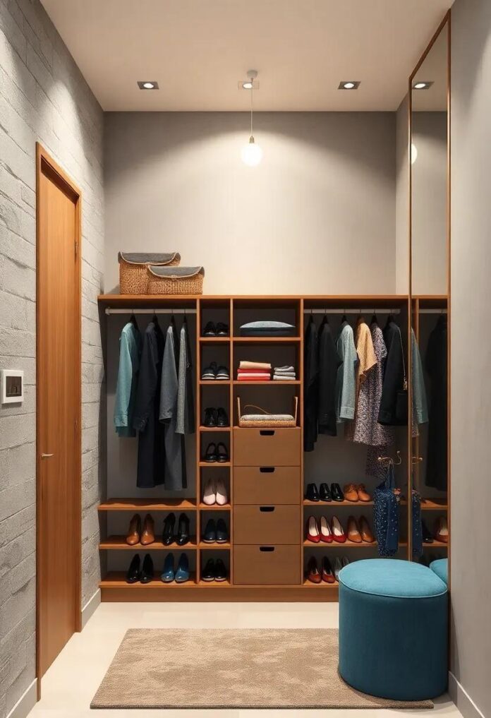 23 Clever Wardrobe Designs with Shoe Racks to Maximize Your Closet Space