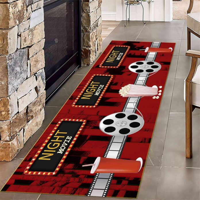 How We Added Retro Cinema Vibes with Film Area Rugs