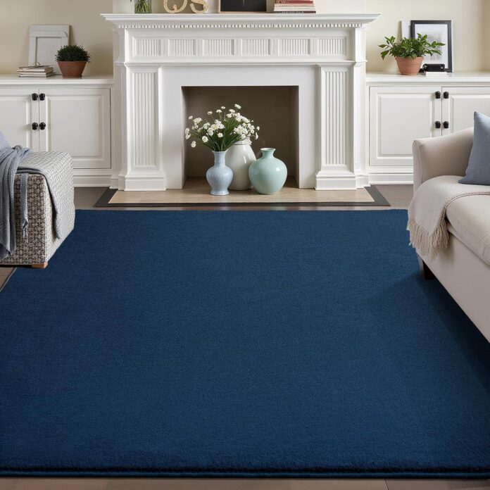 Our Honest Take on the HOMORE Navy Blue Plush Rug Experience