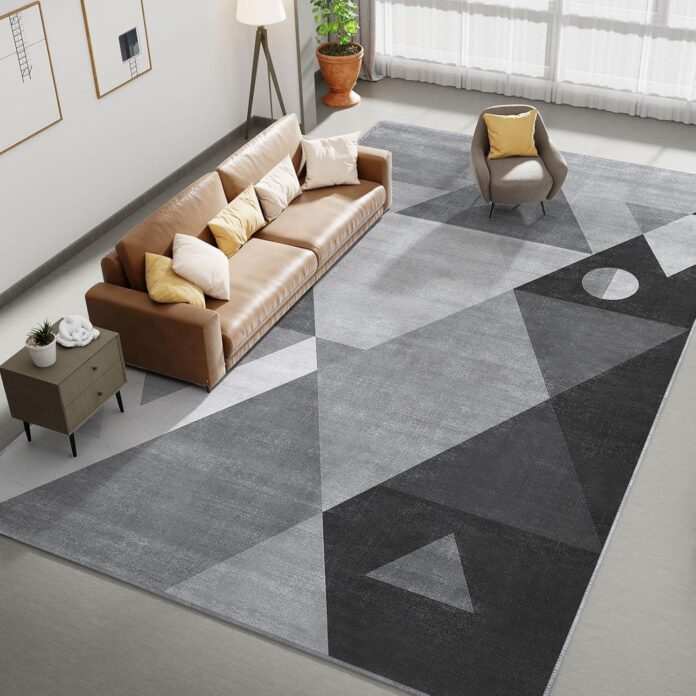 Why We Love the HOMFINE 6×7 Grey Rug: Style Meets Easy Care