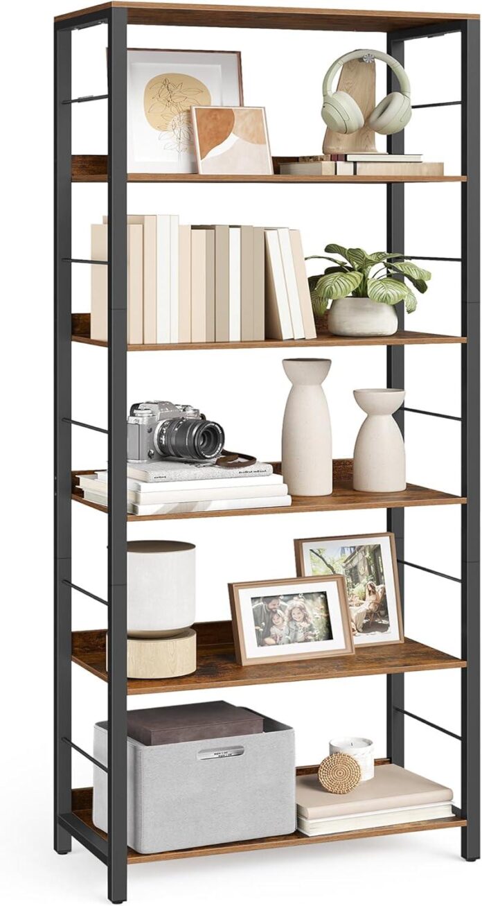 Our Take on the VASAGLE 6-Tier Bookshelf: Stylish and Sturdy