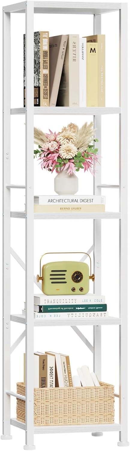 How We Maximized Space with Furologee’s Sleek 5-Tier Bookshelf