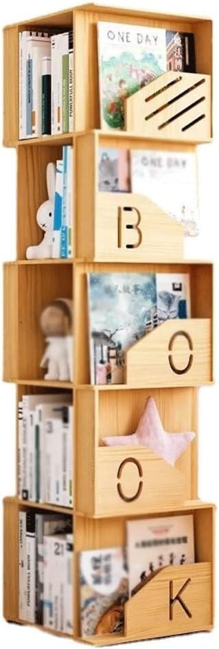 Why We Love Our 360° Rotating Pine Wood Bookcase