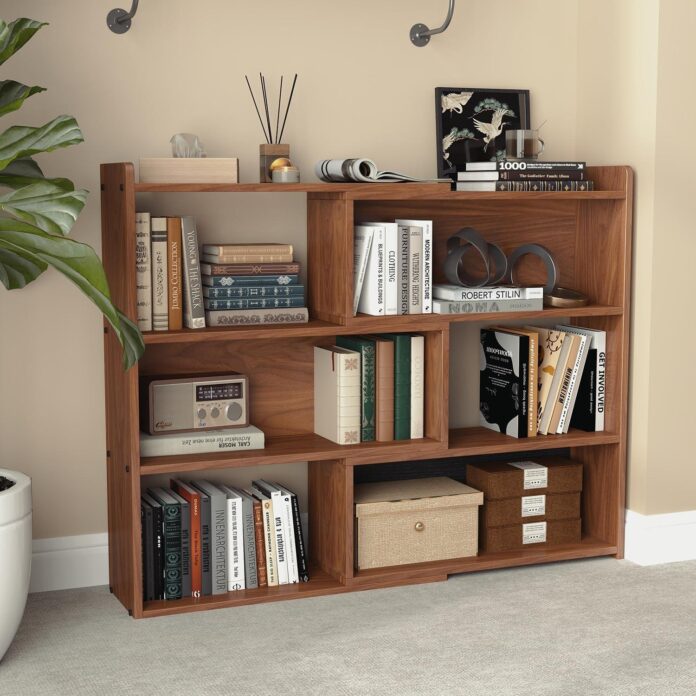 How We Transformed Our Space with the Expandable Walnut Bookcase