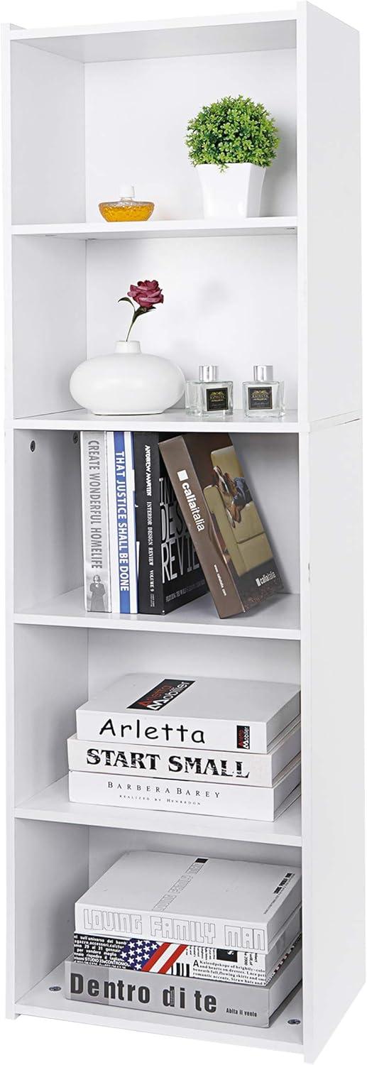 How We Organized Our Space with the JupiterForce 5-Shelf Bookcase