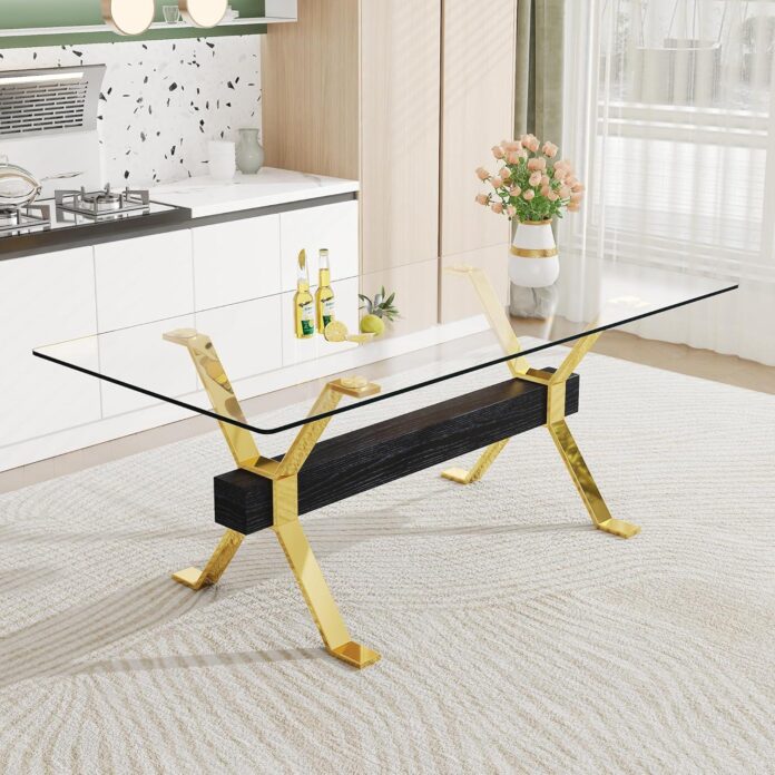 Our Honest Take on the 71-inch Glass Dining Table for 6-8 Seats