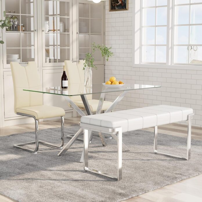 Modern Elegance Meets Function: Exploring a Stylish 4-Piece Dining Set