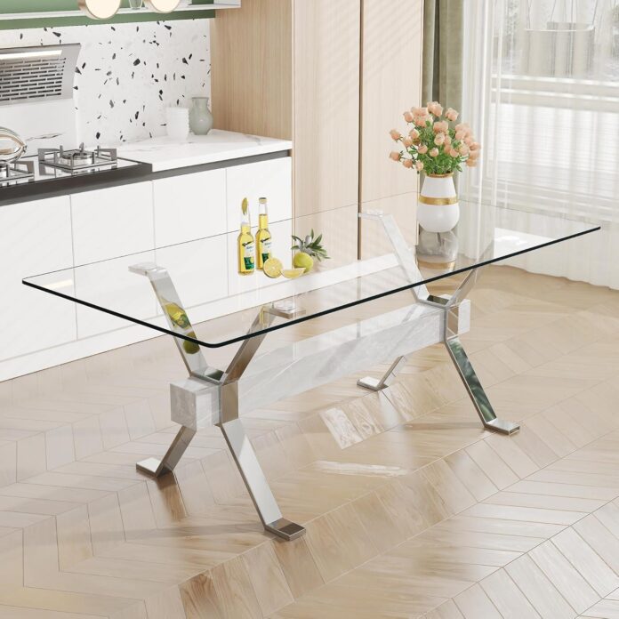 Discovering Modern Elegance: A Durable Tempered Glass Dining Table Review