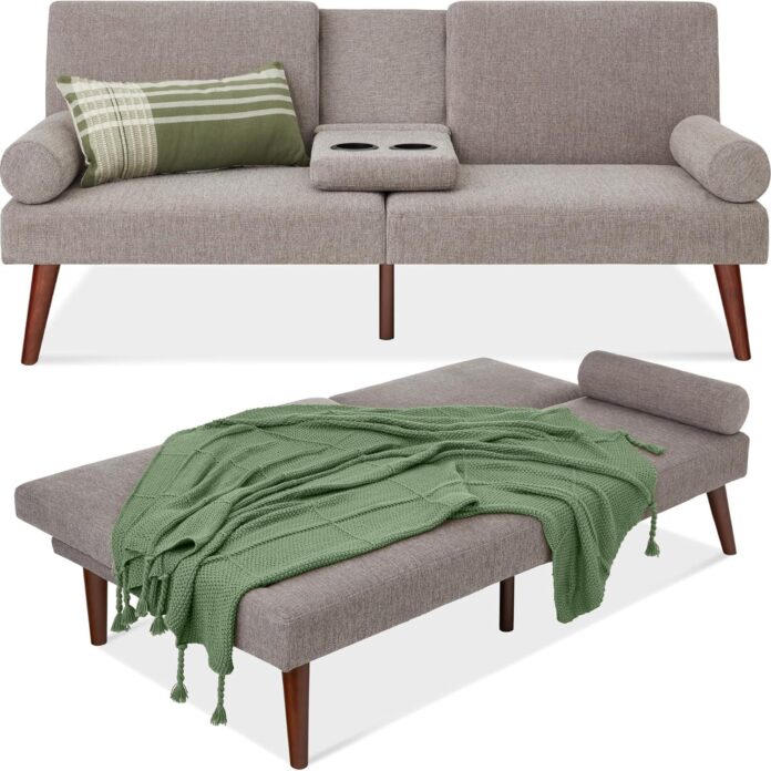 Finding Comfort and Style: Exploring the Mid-Century Modern Futon with Cupholders