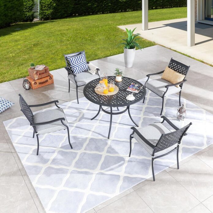 Enjoying Outdoor Moments with Festival Depot’s Stylish 5-Piece Patio Set