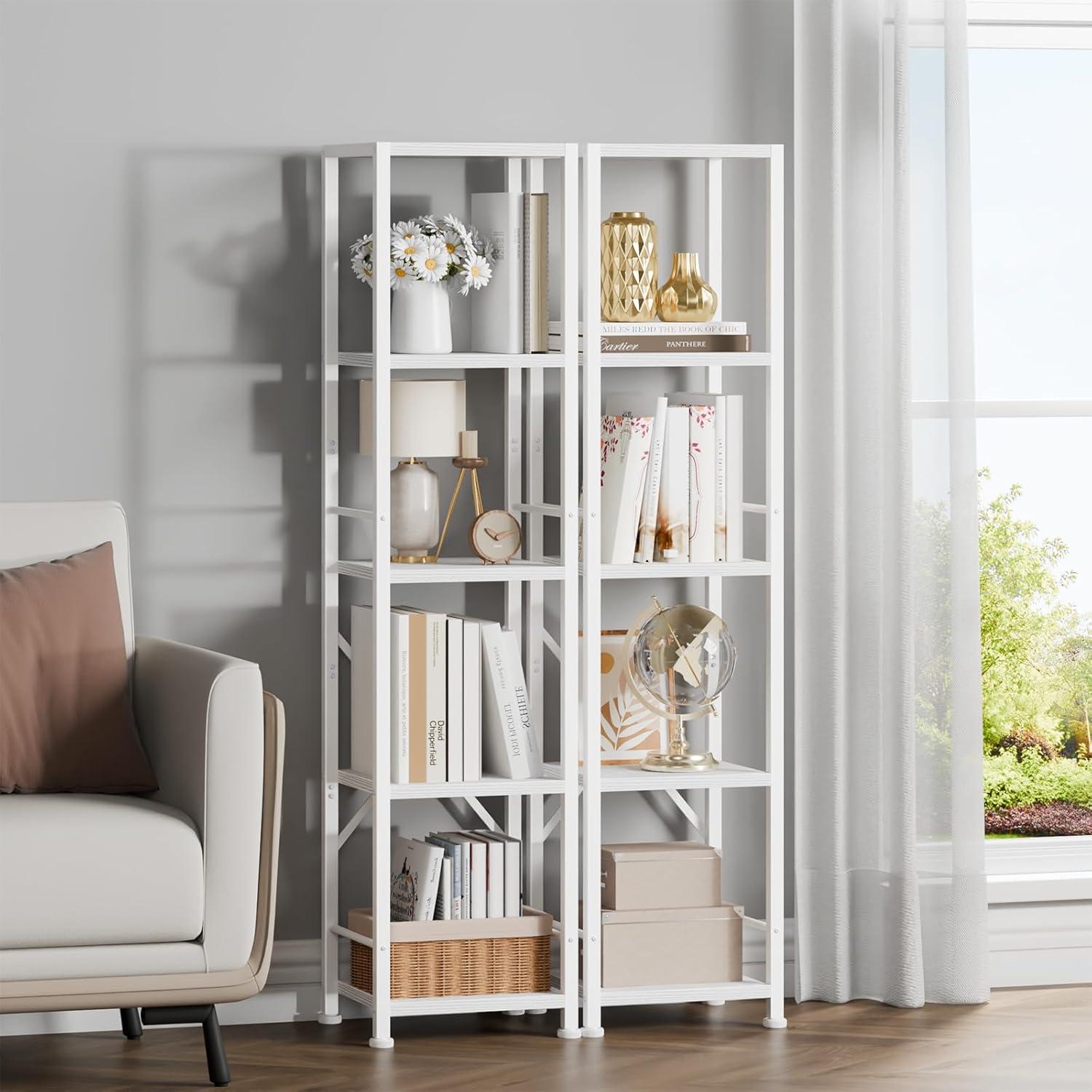 How We Maximized ⁣Space with Furologee's‍ Sleek 5-Tier Bookshelf
