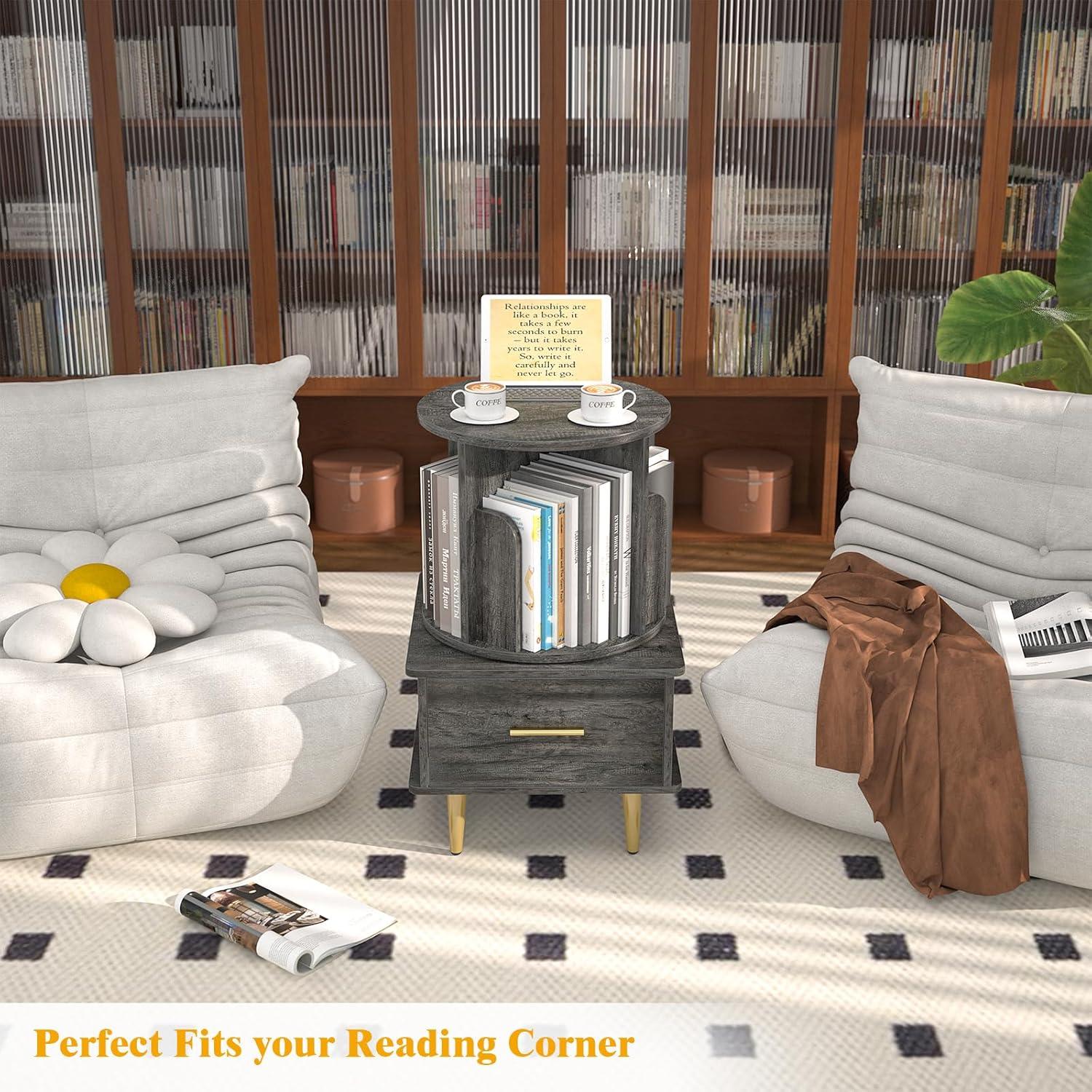 Our Take on the cyclysio 360° Rotating Bookshelf: Space & Style Unite