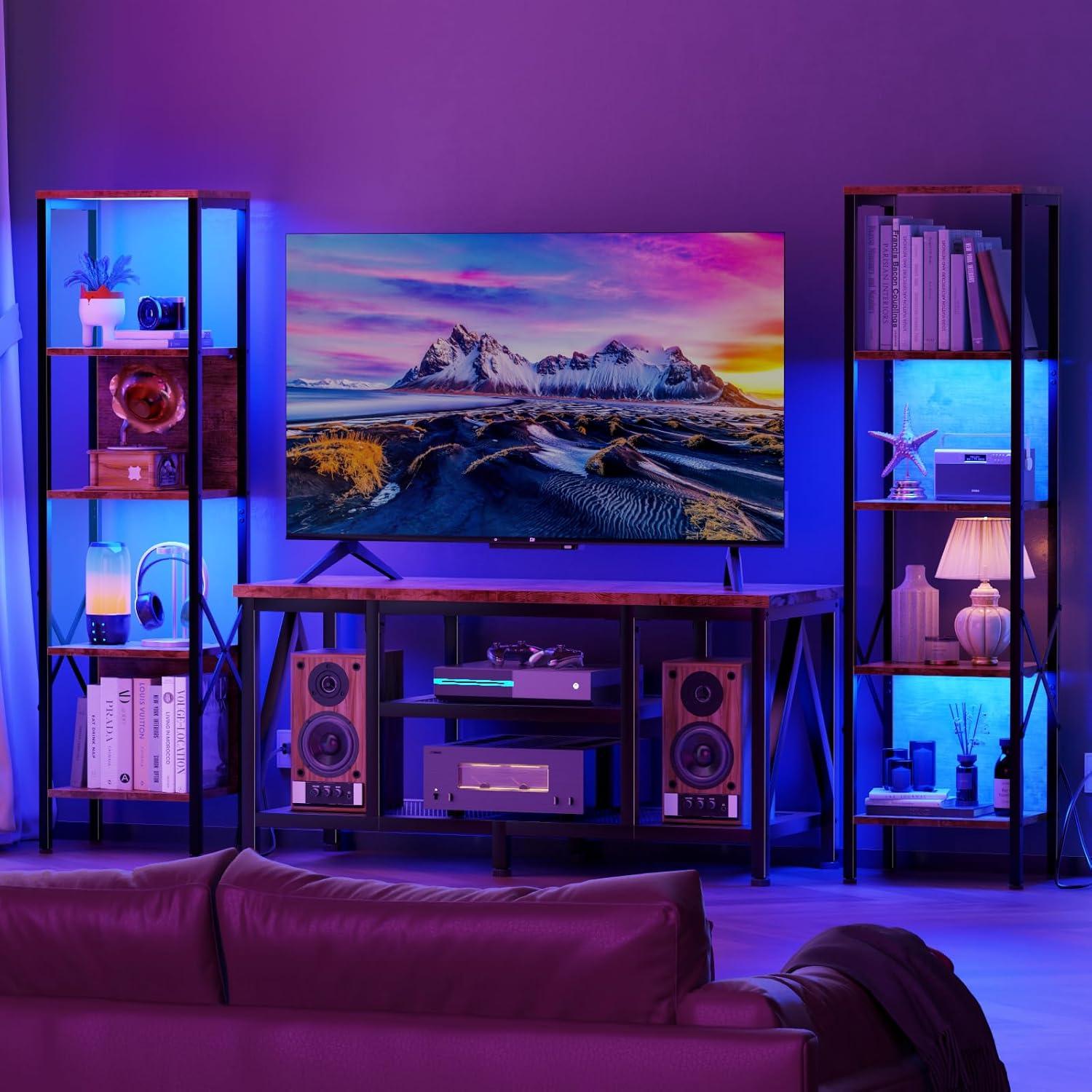 How We‍ Organized Our ⁤Space with Furologee's LED 5-Tier Shelf