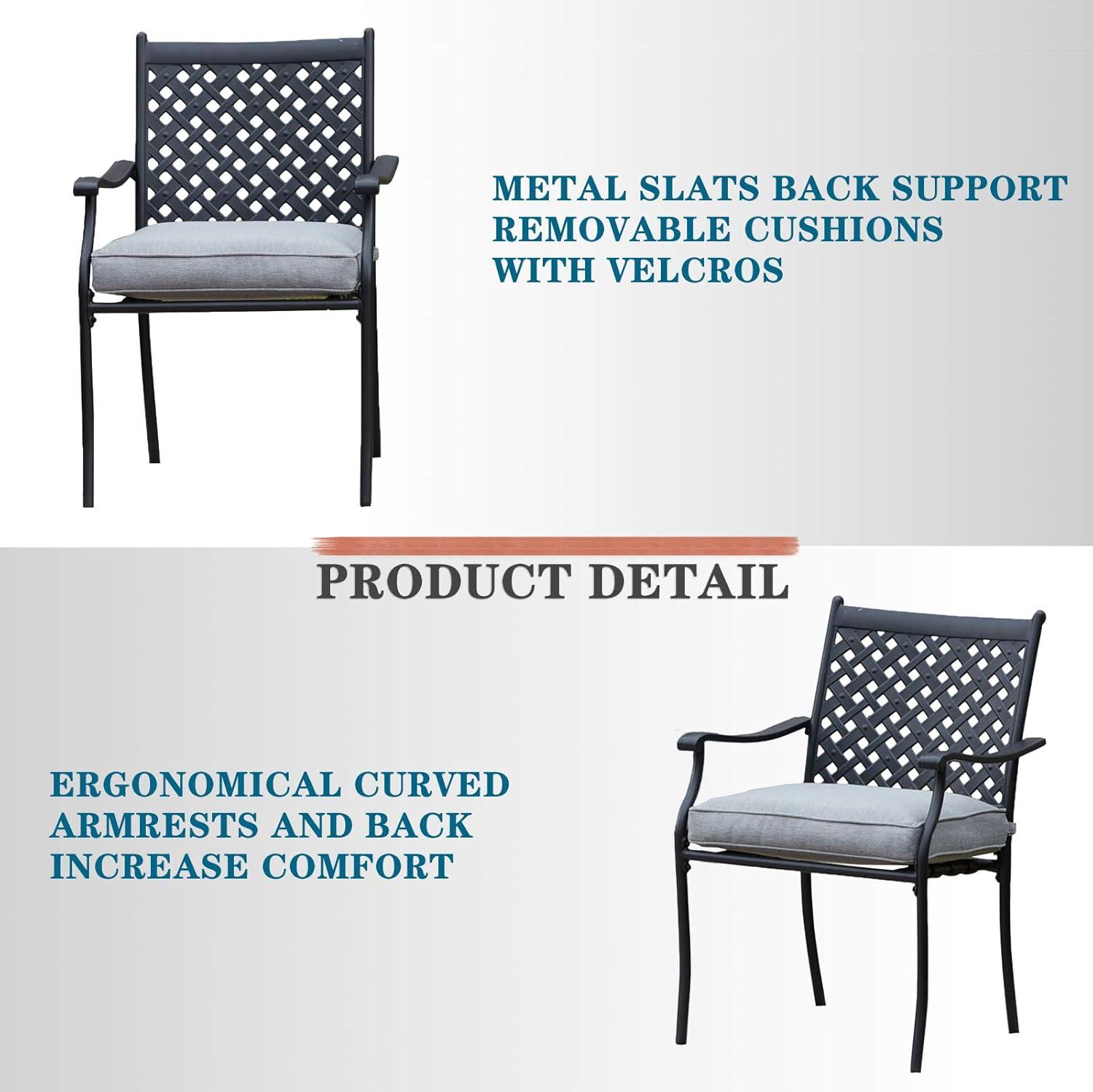 Enjoying Outdoor Moments with Festival Depot's Stylish 5-Piece Patio Set