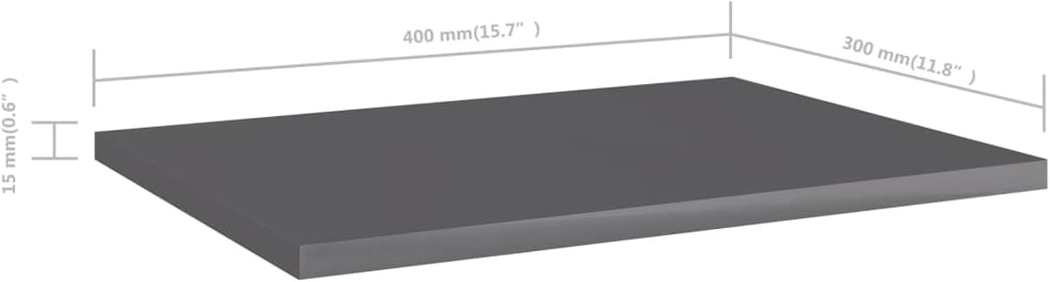 Our Honest Take on Jiaocha's High Gloss Gray Bookshelf Boards