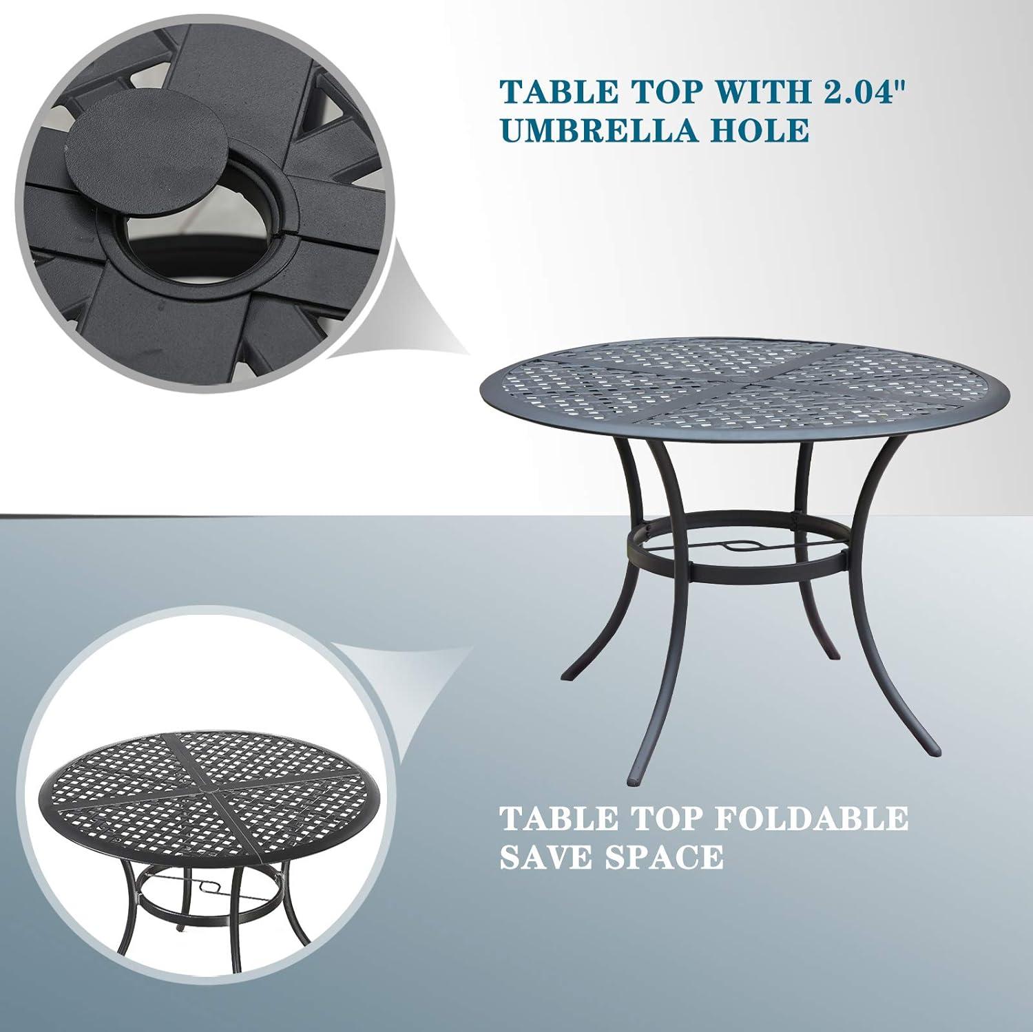 Enjoying Outdoor Moments with Festival Depot's Stylish 5-Piece Patio Set