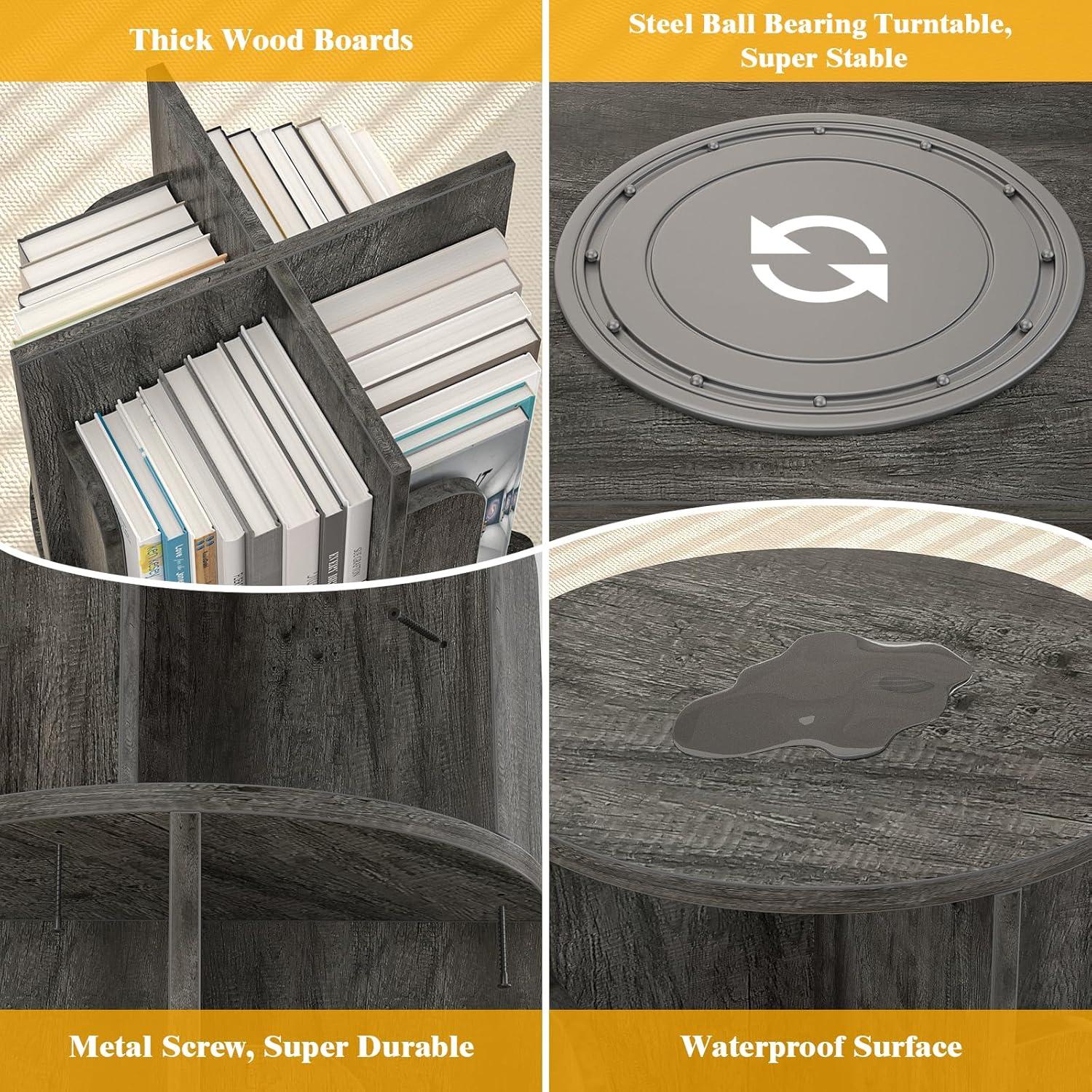 Our Take on the Cyclysio 360° Rotating Bookshelf: Space & Style Unite