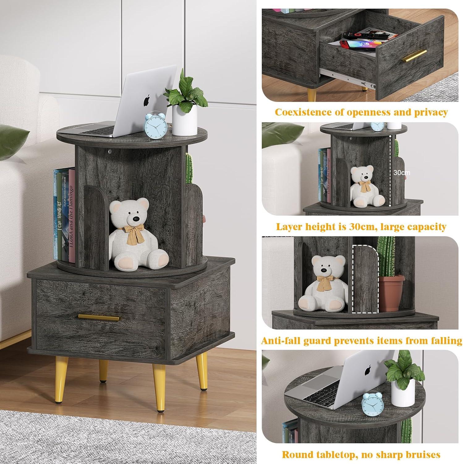 Our Take on the Cyclysio 360° Rotating Bookshelf: Space & Style Unite