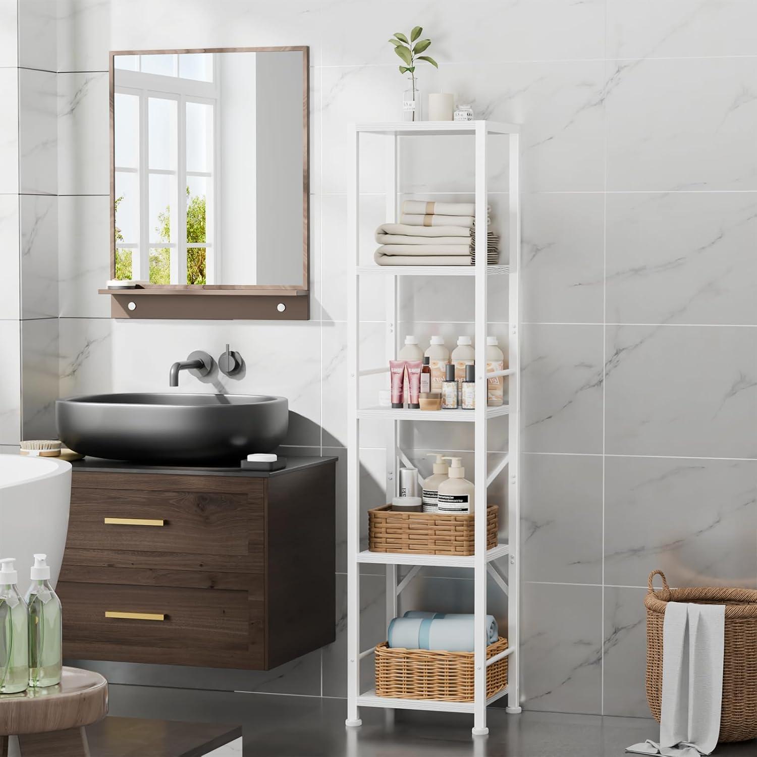 How We ⁢Maximized Space with Furologee's Sleek 5-Tier Bookshelf