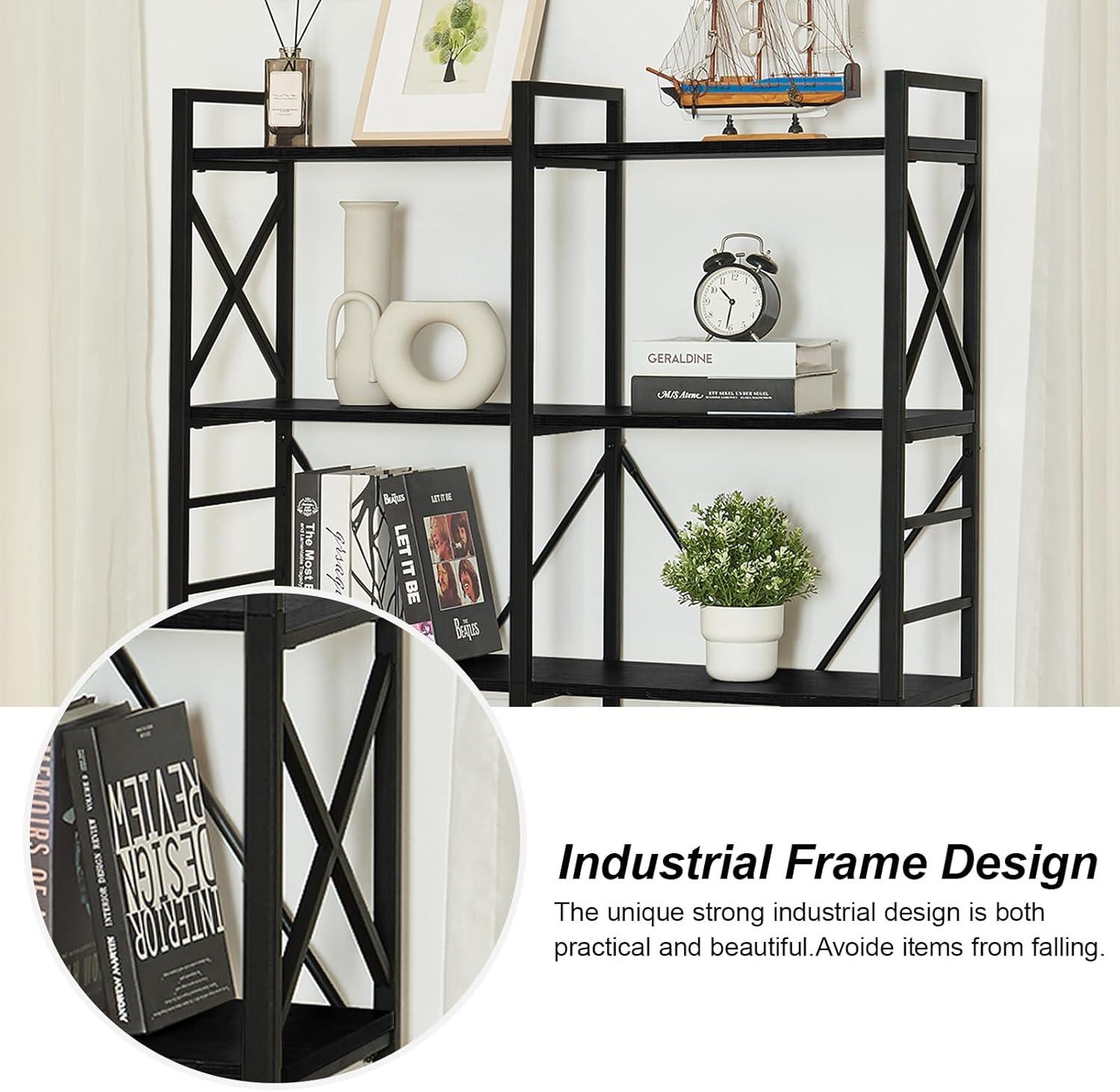 our ⁣Take‍ on the​ HOMBAZAAR 5-Tier Industrial bookshelf: Sturdy‌ & Stylish