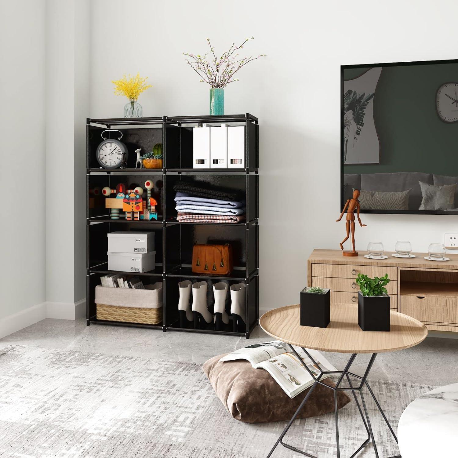 How We Organized ⁢Our Space with JIUYOTREE's 5-Tier Portable Bookshelf