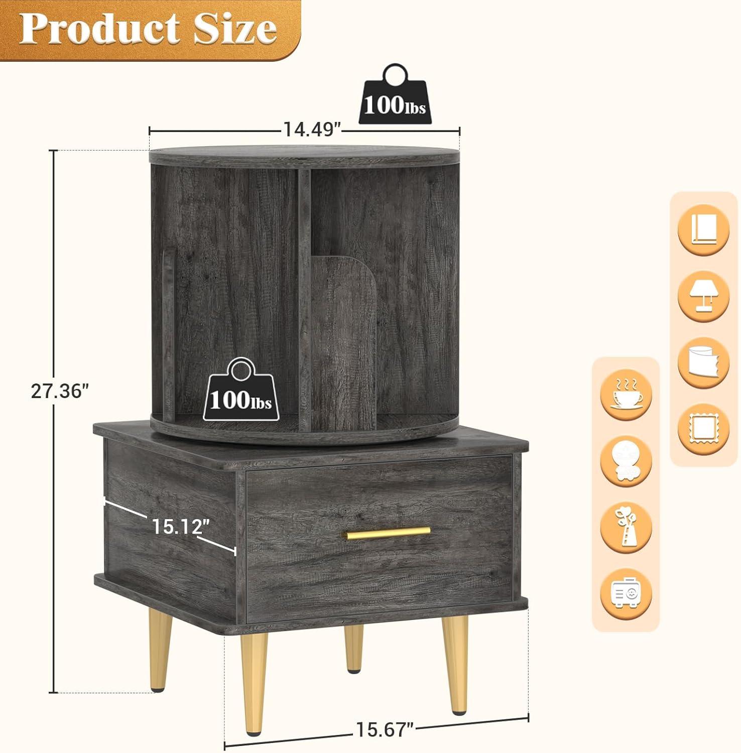 Our Take on the Cyclysio 360° Rotating Bookshelf: Space & Style Unite
