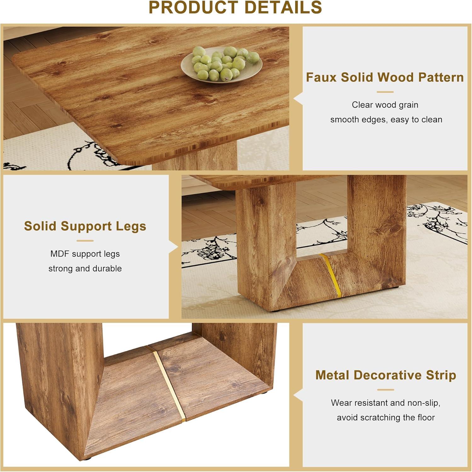 Gather​ 'Round: Exploring a Stylish ‌& Sturdy 63-Inch Farmhouse Dining Table