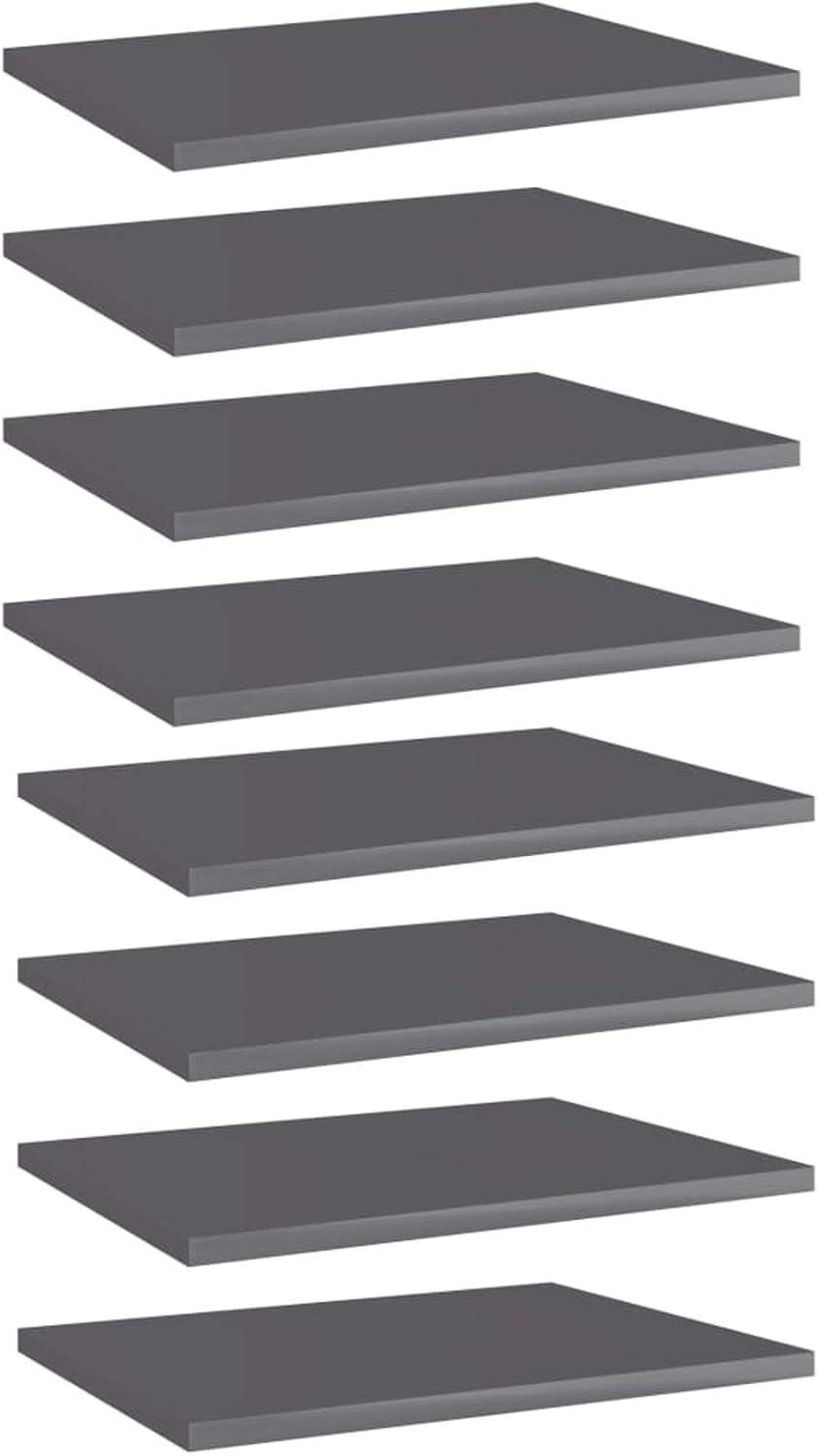 Our Honest Take on Jiaocha's High Gloss Gray Bookshelf Boards