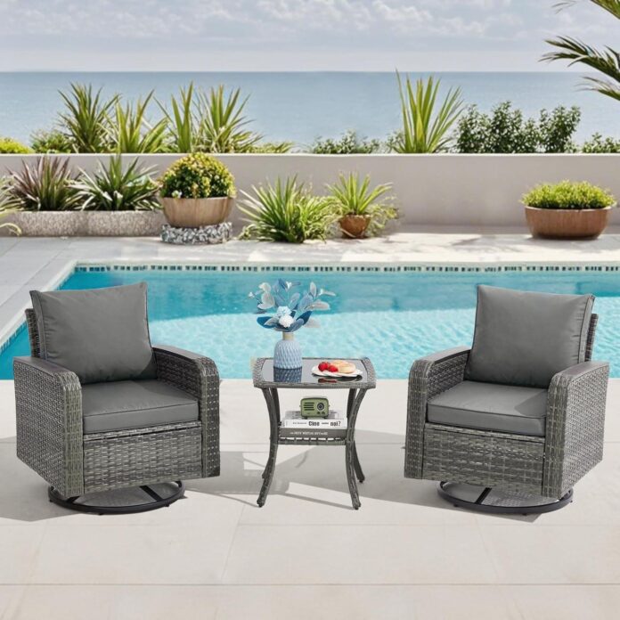 A Stylish And Sturdy 3 Piece Patio Set Perfect For Outdoors A Stylish And Sturdy 3 Piece Patio Set Perfect For Outdoors