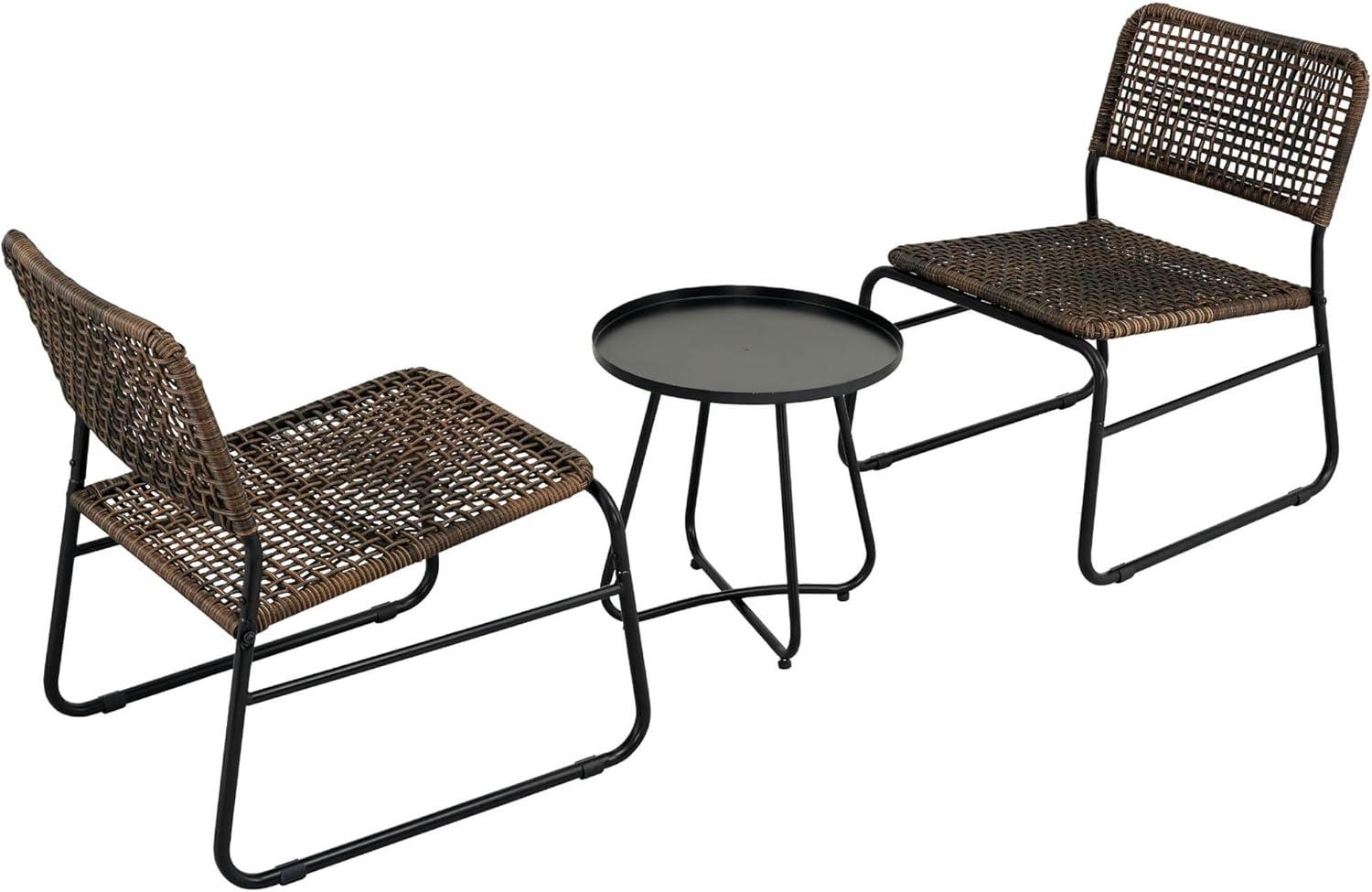 Cozy & Stylish: Exploring a 3-Piece Outdoor Rattan set