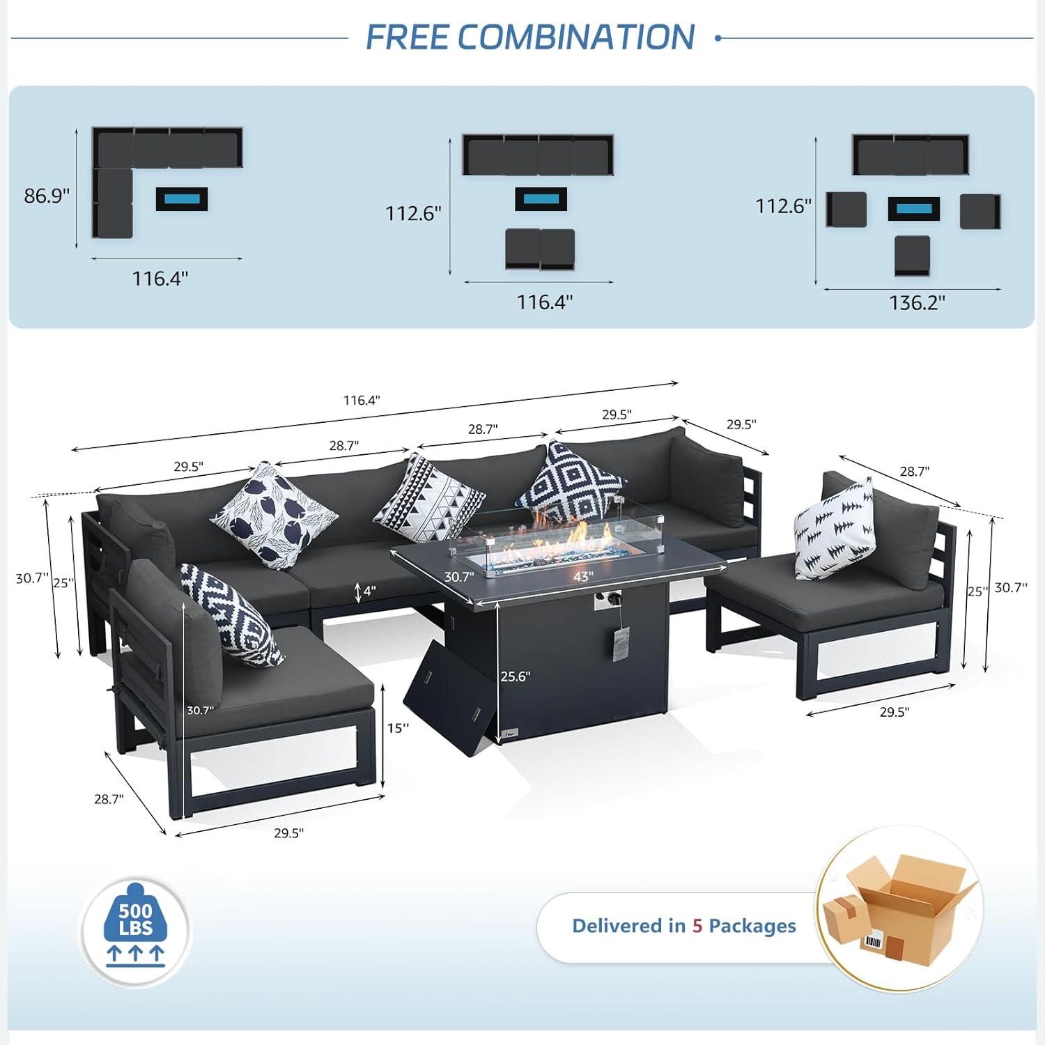 Creating Cozy Comfort and ⁣Warmth with ⁤NICESOUL's Aluminum Outdoor set