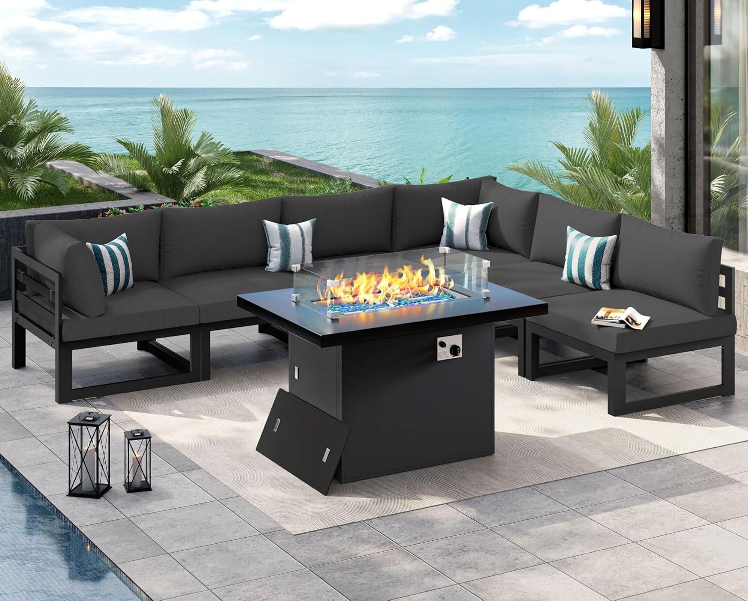 Creating Cozy Comfort and Warmth with NICESOUL's Aluminum Outdoor⁣ Set