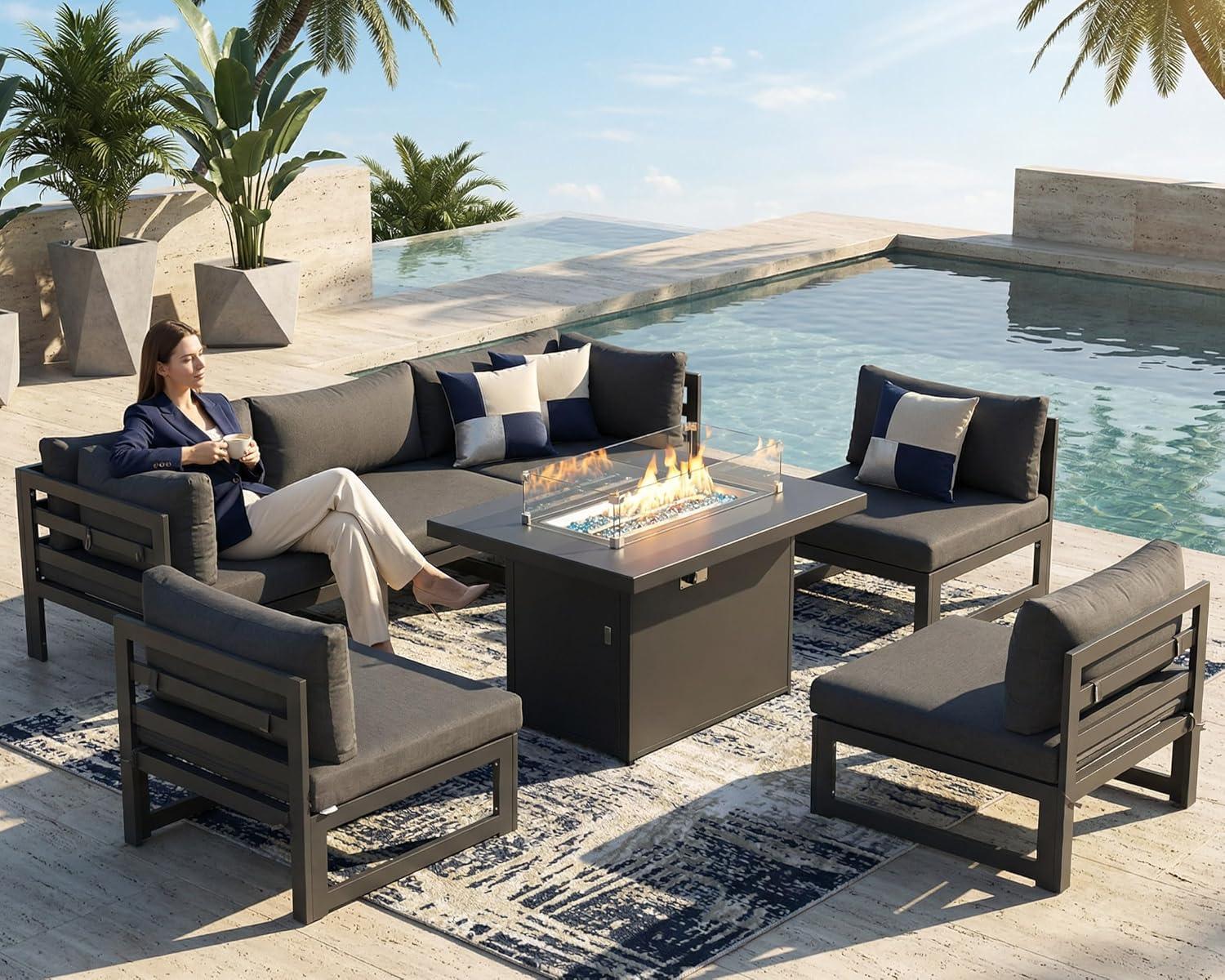 Creating Cozy Comfort‌ and Warmth with NICESOUL's Aluminum Outdoor Set