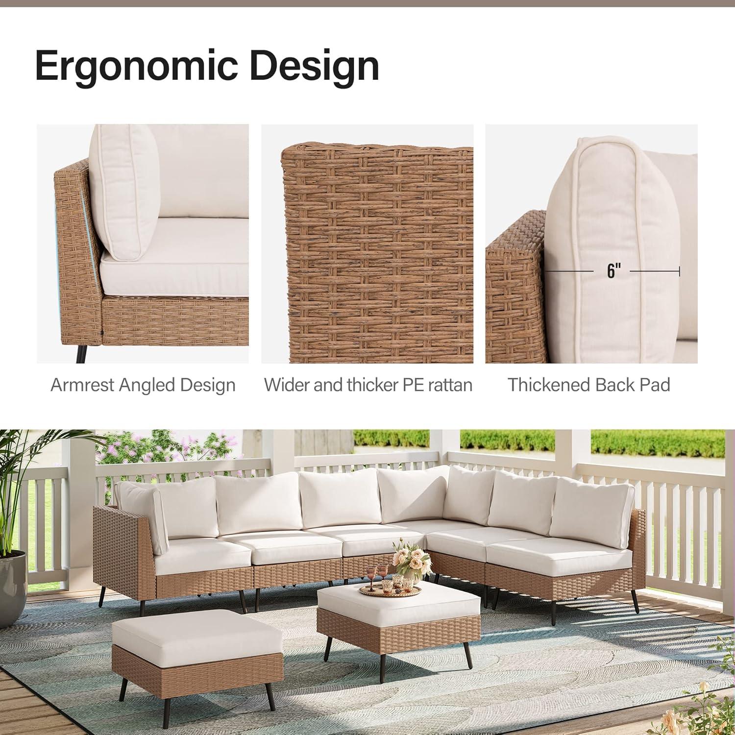 Creating Cozy Outdoor Moments with LAUSAINT HOME's 8-Piece Patio Set