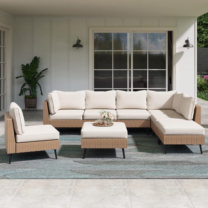 Creating Cozy Outdoor Moments With Lausaint Home 8 Piece Patio Set