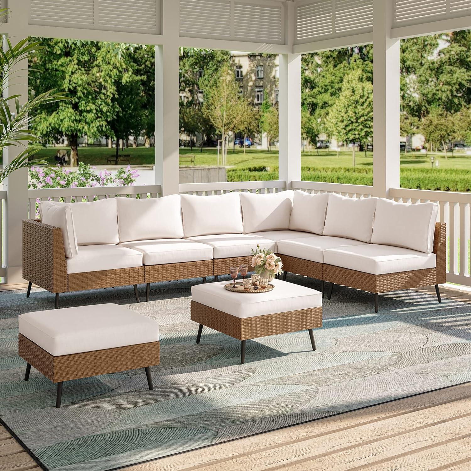 Creating Cozy Outdoor Moments with LAUSAINT HOME's 8-Piece Patio Set
